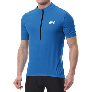 Maillot de ciclismo profesional de verano, material que absorbe la humedad, con tres bolsillos de almacenamiento para ciclismo de montaña y entrenamiento en bicicleta - Product Image 1