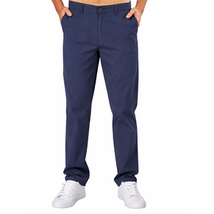 Pantalon chino tissé marron slim fit pour homme - Fermeture boutonnée, respirant, écologique, décontracté, pour le bureau, le travail quotidien, léger et tendance - Product Image 3