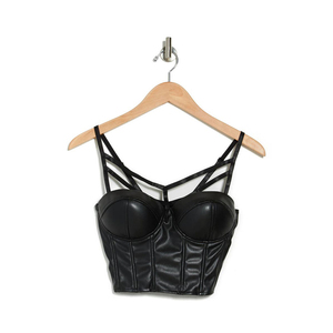 Corset court pour femme en cuir d'agneau de haute qualité, tendance, amincissant, à prix abordable - Product Image 2