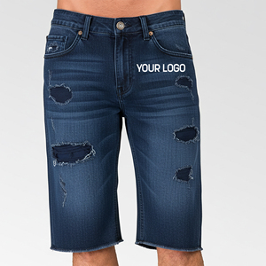 Servicio OEM, Pantalones Cortos de Mezclilla, Algodón Lavado, Shorts de Moda, Logotipo Personalizado, Marca Privada, Suministro al por Mayor, Exportación Directa de Fábrica - Product Image 1