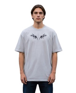 เสื้อยืดผู้ชายไซส์ใหญ่ สีเทา แขนสั้น คอกลม ผ้าเจอร์ซีย์คอตตอน 100% ทรงลำลอง ระบายอากาศ แห้งเร็ว น้ำหนัก 180 กรัม - Product Image 5