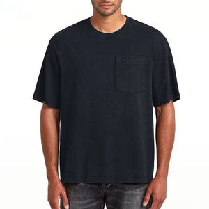 Camiseta Profesional para Hombre, 100% Algodón, Antiarrugas, Lavado Ácido, Transpirable, Corte Regular, Estilo Casual - Product Image 1