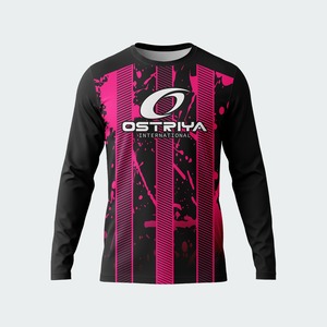 2026 High Quality Heat-Transfer Printed Full Sleeve Crew Neck Unisex Soccer Jersey Front Custom Team Name 100% <b>Polyester</b> - Product Image 6