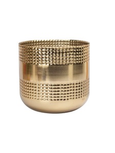 Designer Metal Flower <b>Pot</b> Set Of 2 Pcs for Stylish Plant Arrangement Amazingly Crafted By KRAFT WORLD - Product Image 4