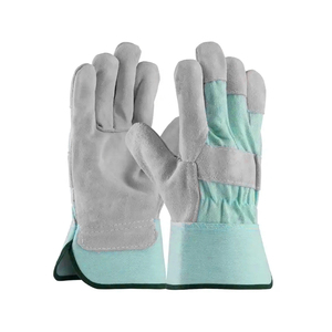 Gants de travail en cuir anti-coupure pas chers pour la construction, l'industrie, l'exploitation minière et la conduite – Équipement de protection des mains - Product Image 1