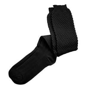 Knee High Ribbed Cotton <b>Socks</b> Solid <b>Black</b> Breathable Eco-Friendly Quick Dry <b>Sports</b> for Adults Casual Wear Summer Season - Product Image 3