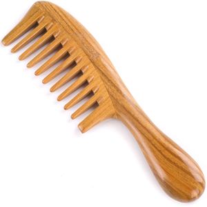 Wood <b>Wide</b> Tooth Hair <b>Comb</b> Handmade Natural Craft Durable Home Use - Product Image 6