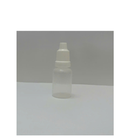Botella con Gotero de Plástico PP Blanco APS, Forma Cilíndrica, Fondo Plano, para Uso Cosmético, 5-15 ml, Tapa con Sellado Interno, Modelo Imprimible C0078