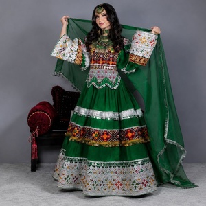Compre en Línea Elegantes Vestidos de Novia Estilo Afgano para Fiestas, con MOQ Bajo y Precios Razonables, Diseño Popular, Vestido Afgano Kuchi en Venta - Product Image 1