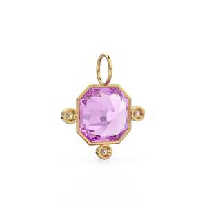 14k Yellow <b>Solid</b> <b>Gold</b> Diamond 7ct Kunzite Bezel <b>Pendant</b> February Birthstone Radiant Pink Gemstone Fine <b>Pendants</b> Charms Jewelry - Product Image 6