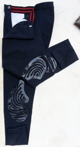 Pantalones de equitación de tela de punto de tendencia superior con parche de rodilla de silicona pantalones de equitación de alta calidad y Jodhpur - Product Image 2