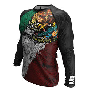 Rashguard para Hombre a Precio Económico, Rashguard de Poliéster para MMA, Rashguard de Manga Larga con Compresión para BJJ - Product Image 3