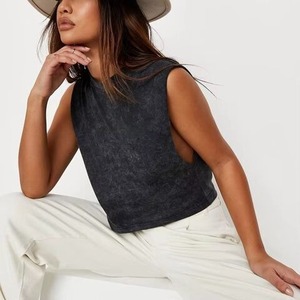 Camisetas sin mangas de verano 2026 para mujer, sublimadas, de doble forro, calidad premium, cuello redondo, espalda cruzada, sin mangas, top informal - Product Image 5