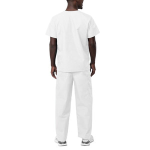 <b>Top</b> Quality Breathable Men Doctor Scrub Suit Half Sleeves Wholesale Price Professional Nursing Scrub Suits for Men - Product Image 2