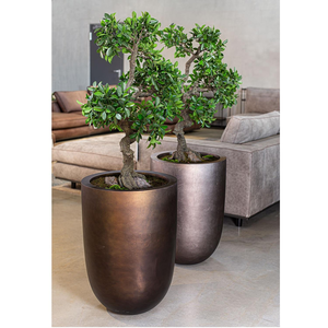 Maceta de Metal con Diseño de Acabado Antiguo, Maceta Decorativa para el Hogar, Maceta para Plantas de Exterior, Decoración de Jardín - Product Image 6