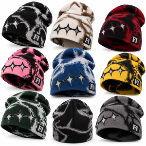 Gorros de Punto de Alta Calidad con Diseño de Estrella Recortada, Logotipo Personalizado, Gorro de Invierno Suave, Unisex, Proveedor Mayorista de Gorros de Moda - Product Image 6