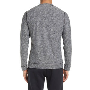 T-shirt Homme Manches Longues 100% Coton Uni Écologique Séchage Rapide Respirant Col Long – Qualité Supérieure à Prix Abordable - Product Image 2