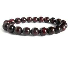 Natural Garnet <b>Bracelet</b> <b>Red</b> Garnet Beaded <b>Bracelet</b> For Healing Reiki Energy Jewelry Wholesale 8mm - Product Image 1