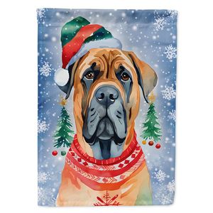 Mastín Navidad gran porche poste decorativo patio Banner Multicolor poliéster tamaño de la casa colgante de pared ilustraciones bandera Multicolor - Product Image 1