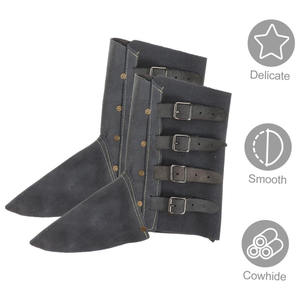 Welding <b>Shoe</b> Spats Heat Custom Color Cowhide Leather <b>Working</b> Welding <b>Shoe</b> Cover Sale in Pakistan - Product Image 3