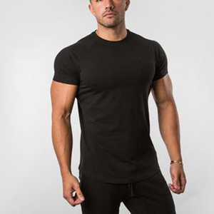 เสื้อยืดออกกำลังกายผู้ชายทรงปกติแบบลำลอง ผ้าถักพิมพ์ลายตัวอักษร  ผลิตตามสั่ง LF OEM  95% ผ้าฝ้าย 5% ผ้าอีลาสเทน - Product Image 3