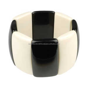 Brazalete de moda de resina de tono claro de tono oscuro-Accesorio de muñeca versátil elegante con forma certificada IGI clásica para mujer para aniversario - Product Image 3