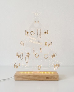 Modern Luxury acrylic Christmas tree earring model earing Stand | Premium Display for Stunning Presentation - Product Image 1