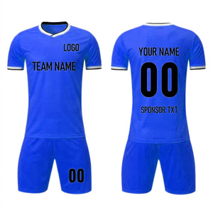 Kit de maillot de football directement de l'usine, faible MOQ, ensemble uniforme de football sublimé, tenue d'équipe respirante, maillots de sport personnalisables avec nom et numéro - Product Image 5