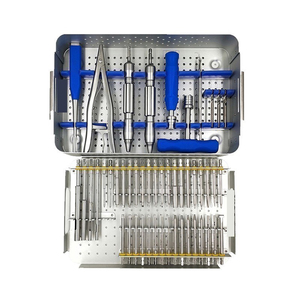 Medical Supplies International German Stainless Steel Broken <b>Screw</b> Removal <b>Set</b> Orthopedic Surgical Instrument Extractor tools CE - Product Image 4