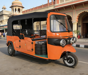 Triciclo Táxi de Corpo Fechado 200cc Fabricado na China |   Carro Dudu Híbrido Elétrico-Gás de Alta Potência com Sidecar (CKD/SKD Disponível) - Product Image 2