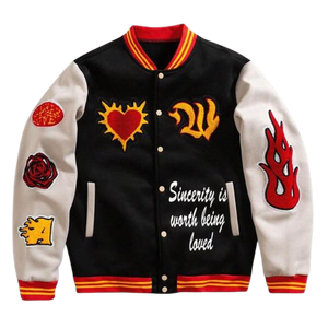 Letterman <b>Baseball</b> <b>Jackets</b> Black wool varsity outerwear College inspired streetwear <b>Baseball</b> bomber style winter warm <b>jacket</b> oem - Product Image 1