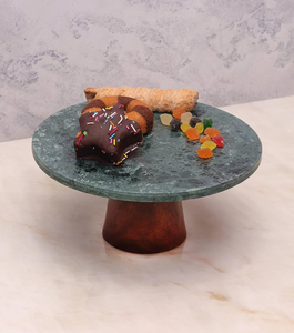 <b>Marble</b> <b>Cake</b> Decorating <b>Stand</b> Sweets Server Platter At Lowest Prices Hotel Birthday Party Fruit <b>Cake</b> Serving <b>Stand</b> - Product Image 1