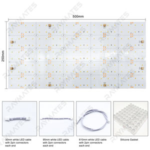 उल स राकेमेट इनडोर सॉफ्ट एलईडी बैकलाइट काउंटॉप्स सफेद 6400k लाइट मैट्रिक्स शीट 15w 1500lm bendable फ्लेक्स एलईडी शीट - Product Image 5