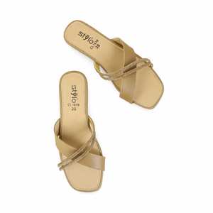 Fawn Sandales à talons décontractées CL1939 Style à enfiler - Product Image 1