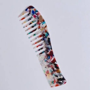 Peine de Resina Profesional para Barbería, Estilo Salón, Ecológico, Decoración DIY, Alta Calidad, Forma Personalizada ILAHI, Arte Folclórico - Product Image 3