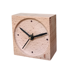 Premium Handmade Modern Mini <b>Pine</b> Wood <b>Desk</b> Clock-Eco-Friendly Quartz Movement Birthday Gift for Home/Office <b>Desk</b> Decor - Product Image 3