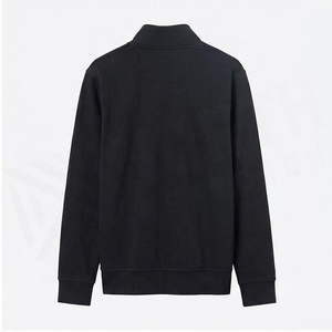 เสื้อสเวตเชิ้ตผู้ชายแบบคอซิป แบรนด์ North Approach ทรงปกติ สีดำล้วน คอตั้ง ระบายอากาศได้ดี สวมใส่สบาย เหมาะสำหรับฤดูใบไม้ร่วง - Product Image 2