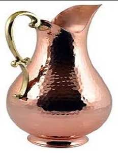 Best Selling Pure Copper Pitcher Customized Copper Jug for Drinking Purpose in New Style for Home Kitchen <b>Decor</b> - Product Image 4