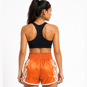 Shorts de Entrenamiento de Muay Thai para Mujer, Shorts de Kickboxing para Mujer, Shorts de Boxeo Tailandés para Mujer - Product Image 4