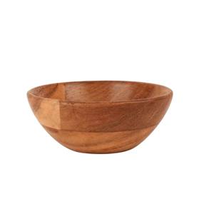 Juego de Tazones de Madera de Acacia Pulida Hechos a Mano, de Alta Calidad, Ecológicos, Diseño Moderno, para Ensaladas, Vajilla, Cocina de Hotel - Product Image 5