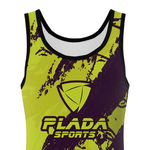 Traje de Lucha Libre para Entrenamiento y Combate, Tejido Transpirable con Elasticidad en 4 Direcciones, Diseño Sublimado - Product Image 2