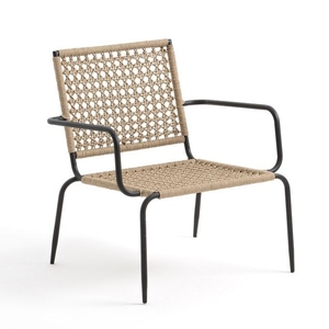 Muebles de aluminio y ratán combinados para proyecto de cafetería y hotel fabricados en Indonesia - Product Image 1