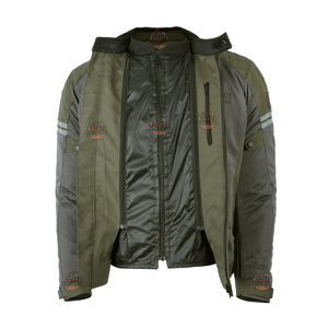 Chaqueta de malla protectora para motocicleta para hombre, chaqueta textil de verano para turismo con bolsillos para protectores - Product Image 4