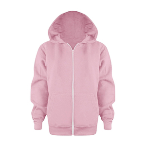 Sweat-shirt à capuche surdimensionné avec fermeture éclair pour garçons et filles, avec poches, sweat-shirt à fermeture éclair unisexe pour enfants, uniforme scolaire - Product Image 4