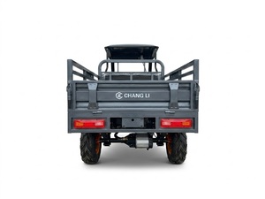 Tricycle de fret électrique ChangLi robuste à <span class=keywords><strong>4</strong></span> roues avec volant et benne ouverte pour le <span class=keywords><strong>golf</strong></span> - Product Image 3
