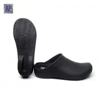 AP Chef Hitam Waterproof <b>Slip</b>-<b>On</b> Kitchen Shoes-<b>Slip</b> Resistant Rubber Work Shoes for Chefs - Product Image 3