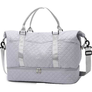 Most selling product Unisex Custom Logo Large Capacity Sport Yoga Waterproof Travel Gym <b>Bag</b> Portable with Shoes Compartment - Product Image 1
