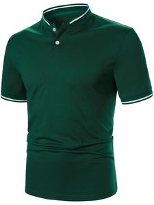 Polos de Golf de Manga Corta para Hombre, Diseño Personalizado, Tejido de Secado Rápido, Color Sólido, con Bolsillo - Venta al Por Mayor - Product Image 5