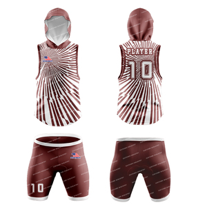 7 On 7 Football Uniform Set American Flag 7on7 Hooded Football Uniforms 7v7 Football Compression Custom Uniforms Cheap Price - Product Image 1