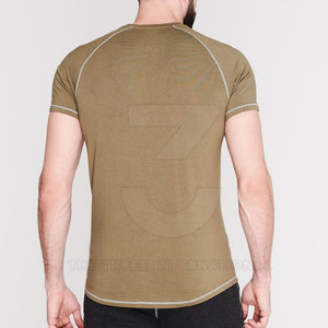 OEM Performance Apparel <b>Men</b> Gym T Shirts Crafted With Lightweight <b>Stretch</b> Construction For Fitness And Sportswear - Product Image 2